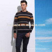 2016 new design men's wool knitting sweater